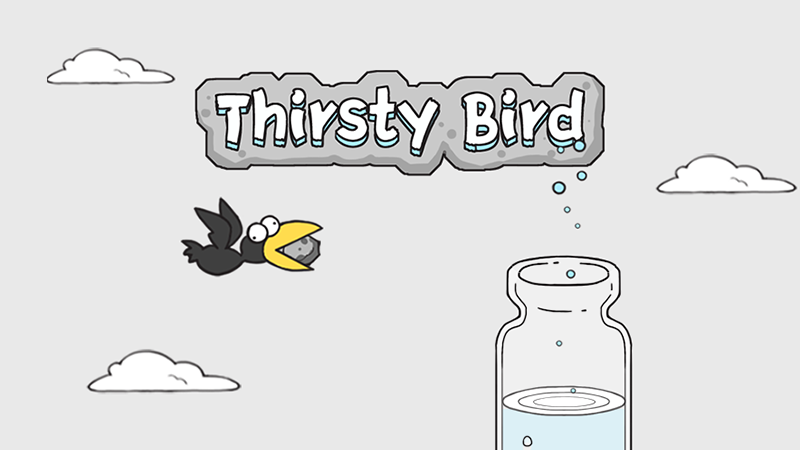 A Thirsty Bird